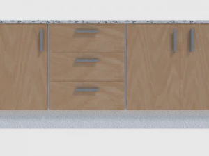 cabinet 5 - game ready 3D Model
