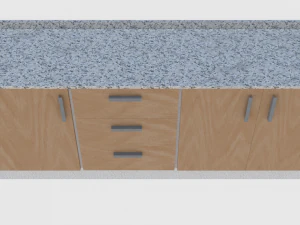 cabinet 5 - game ready 3D Model