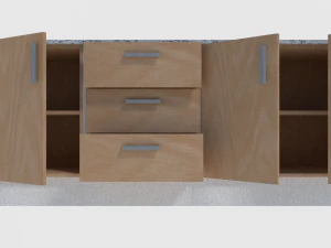 cabinet 5 - game ready 3D Model