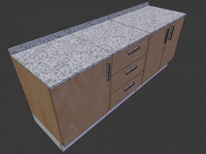 cabinet 5 - game ready 3D Model