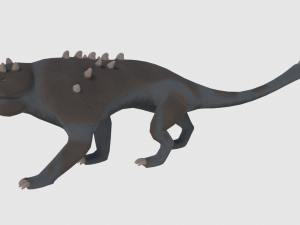 armoured monster - game ready 3D Model