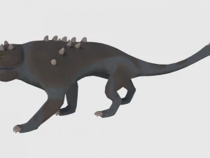 armoured monster - game ready 3D Model