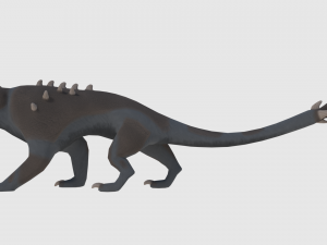 armoured monster - game ready 3D Model