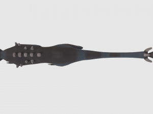 armoured monster - game ready 3D Model