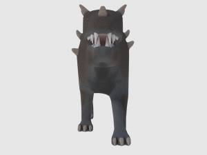 armoured monster - game ready 3D Model
