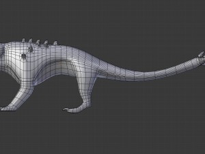 armoured monster - game ready 3D Model