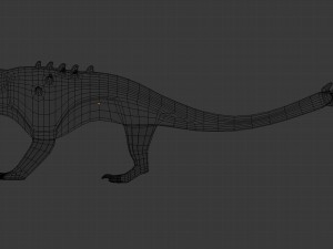 armoured monster - game ready 3D Model