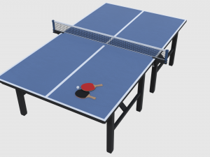 table tennis set - game ready Model 3D