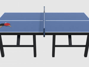 table tennis set - game ready Model 3D