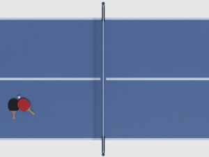 table tennis set - game ready Model 3D