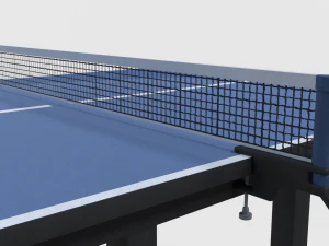 table tennis set - game ready 3D Model