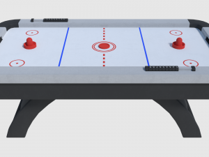 air hockey - game ready 3D Модель