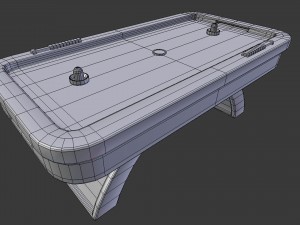 air hockey - game ready 3D Модель