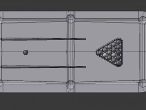 Billardtisch &ndash; spielbereit 3D Modell
