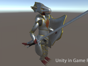 dragonborn character - game ready 3D Model