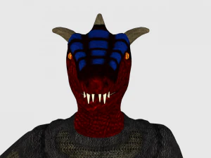 personagem draconato &ndash; jogo pronto Modelo 3D