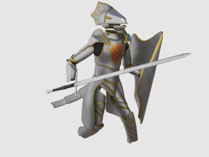 dragonborn character - game ready 3D Model