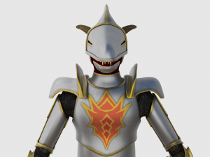 dragonborn character - game ready 3D Model