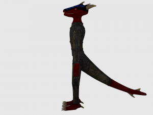 dragonborn character - game ready 3D Model