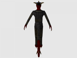 dragonborn character - game ready 3D Model