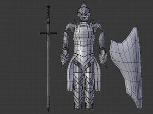 dragonborn character - game ready 3D Model