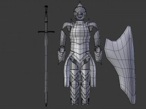 personagem draconato &ndash; jogo pronto Modelo 3D