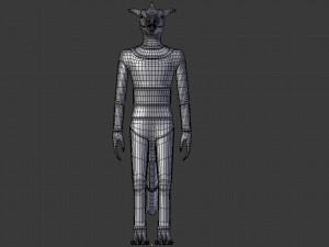 dragonborn character - game ready 3D Model