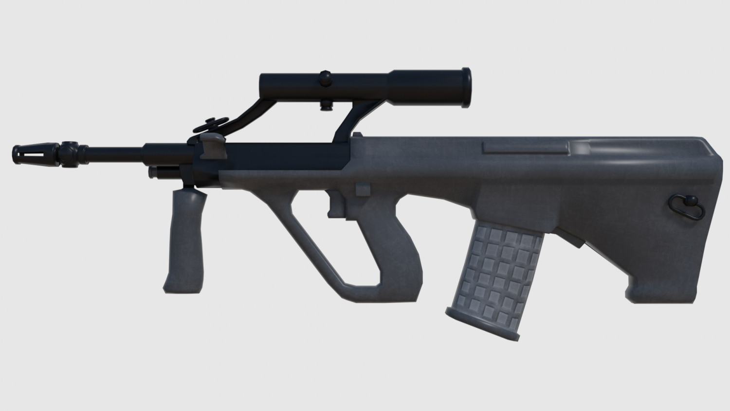 steyr aug assault rifle - game ready 3D Модель in Снайперская винтовка  3DExport