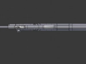 rifle de assalto Steyr Aug - pronto para o jogo Modelo 3D