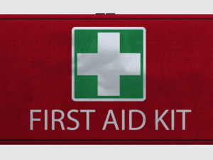first aid kit - game ready Modello 3D