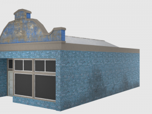 small shop - game ready Modèle 3D