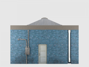 small shop - game ready 3D Model
