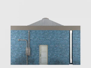 small shop - game ready 3D Model
