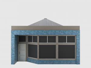 small shop - game ready 3D Model