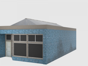 small shop - game ready 3D Model