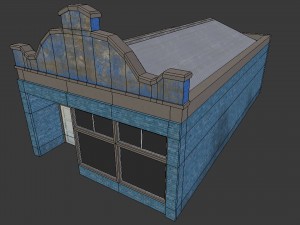 small shop - game ready 3D Model