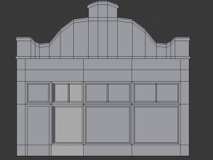 small shop - game ready 3D Model