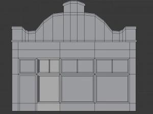 small shop - game ready 3D Model