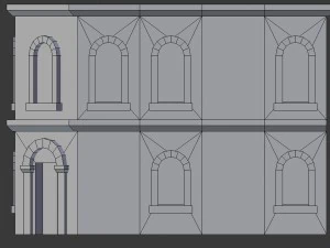 corner bank - game ready 3D Model