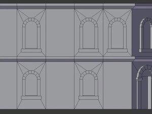 corner bank - game ready 3D Model