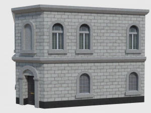 corner bank - game ready 3D Model