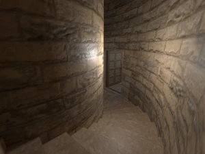 castle walls towers and gates 3D Model