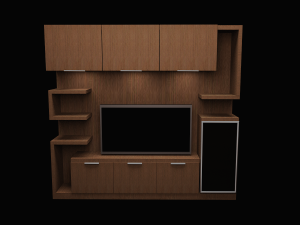 wall unit 3D Модель