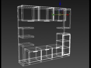 wall unit 3D Модель