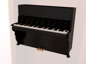 piano 3D 模型