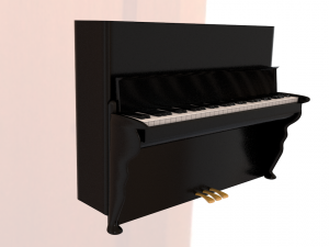 piano 3D 模型