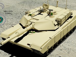abrams m1a1 3D Model