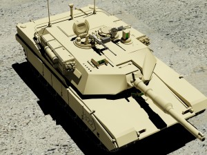 abrams m1a1 3Dモデル