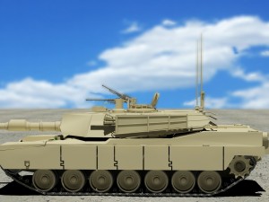 abrams m1a1 3Dモデル