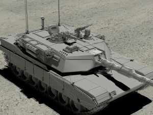 abrams m1a1 3Dモデル